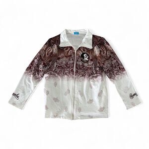 FSU Seminoles Women's Lightweight Jacket Full Zip Size XL by P. Michael USA Made
